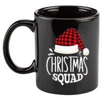 Christmas Squad Family Group Matching Christmas Pajama Party 11oz C Handle Ceramic Mug