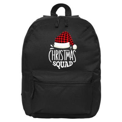 Christmas Squad Family Group Matching Christmas Pajama Party 16 in Basic Backpack