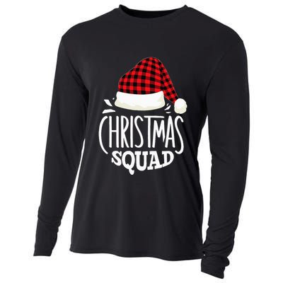 Christmas Squad Family Group Matching Christmas Pajama Party Cooling Performance Long Sleeve Crew