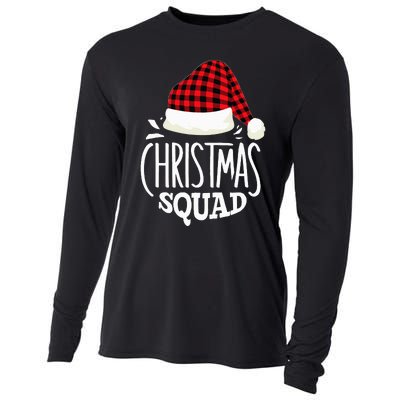 Christmas Squad Family Group Matching Christmas Pajama Party Cooling Performance Long Sleeve Crew