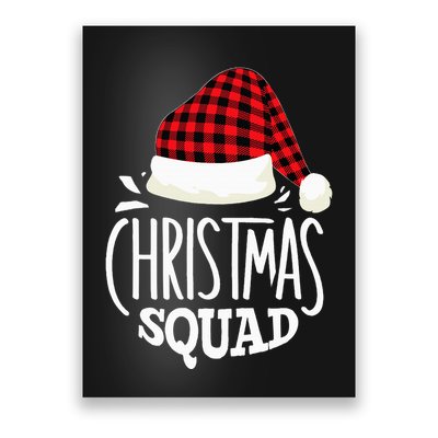 Christmas Squad Family Group Matching Christmas Pajama Party Poster