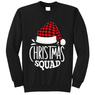 Christmas Squad Family Group Matching Christmas Pajama Party Tall Sweatshirt