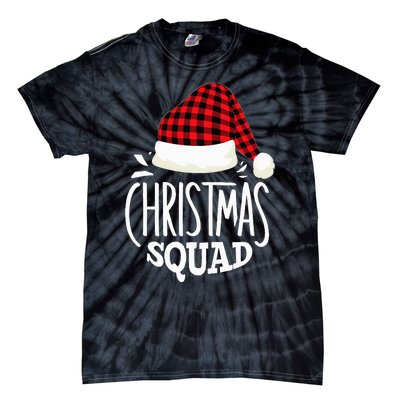 Christmas Squad Family Group Matching Christmas Pajama Party Tie-Dye T-Shirt