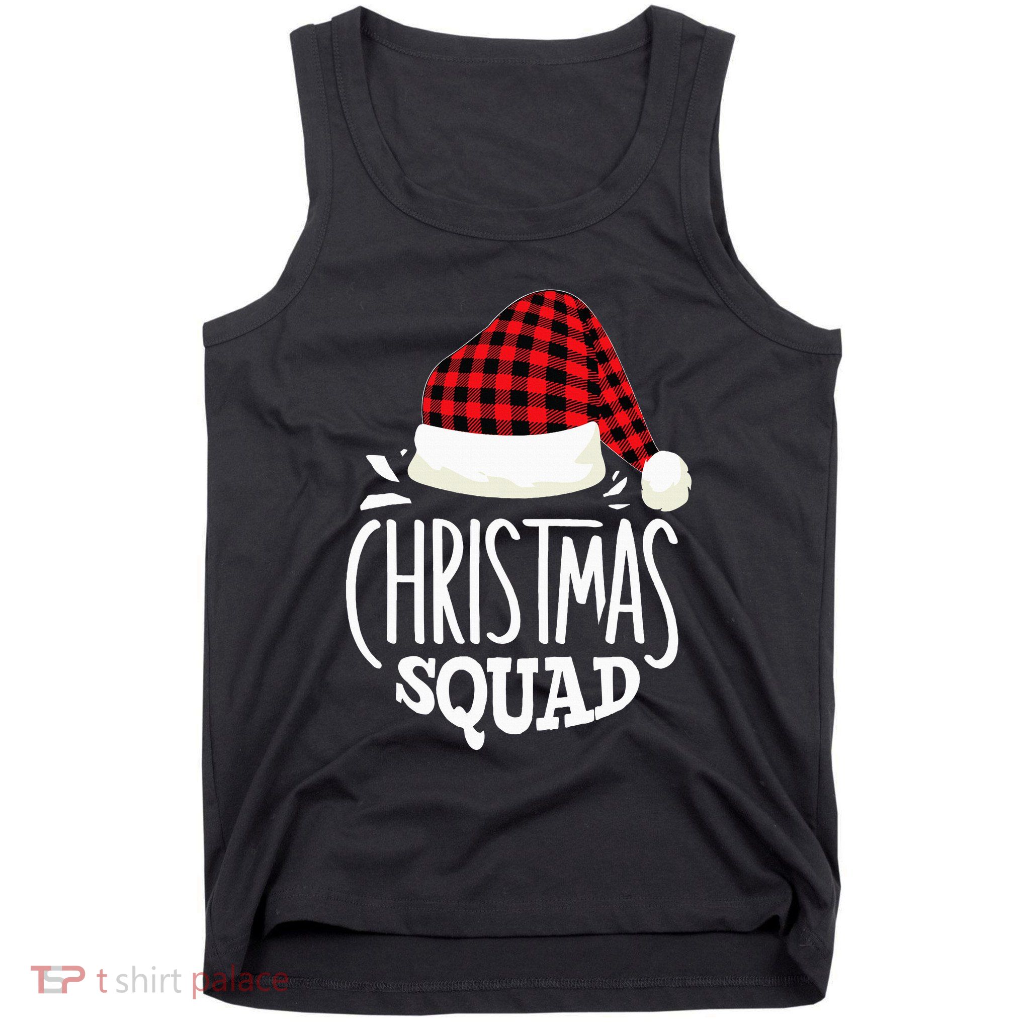 Christmas Squad Family Group Matching Christmas Pajama Party Tank Top