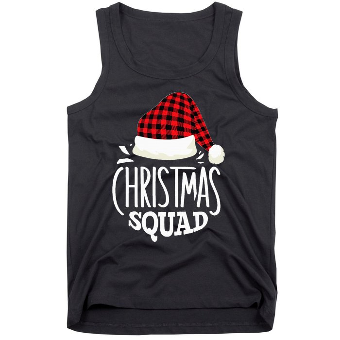 Christmas Squad Family Group Matching Christmas Pajama Party Tank Top