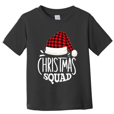 Christmas Squad Family Group Matching Christmas Pajama Party Toddler T-Shirt