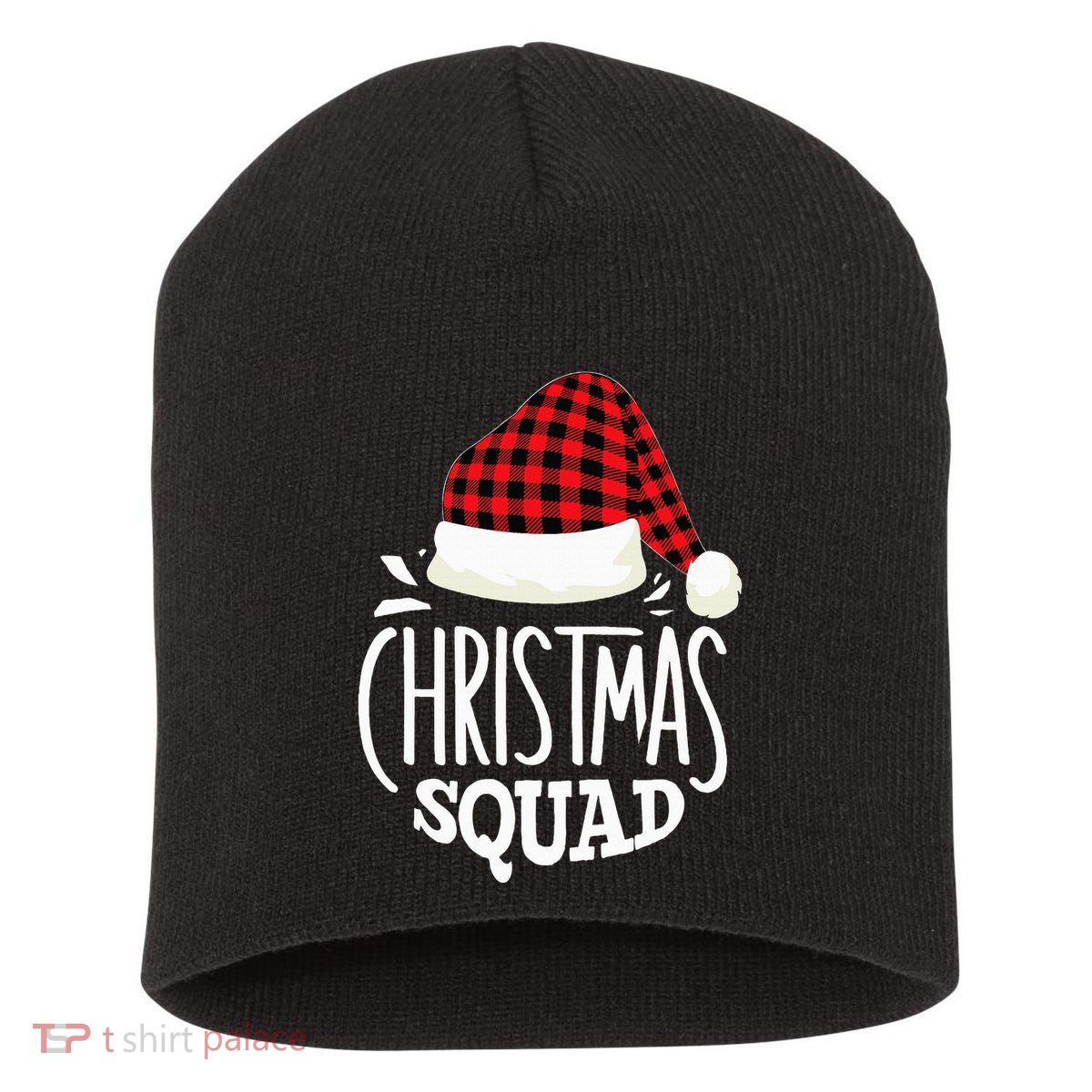 Christmas Squad Family Group Matching Christmas Pajama Party Short Acrylic Beanie