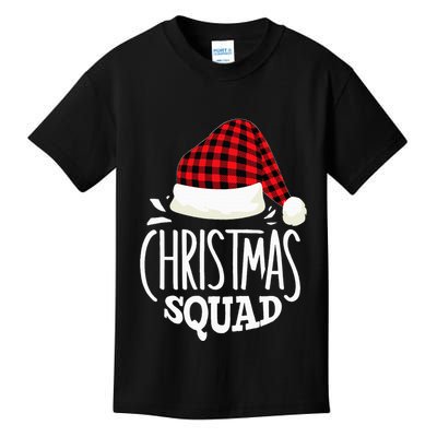 Christmas Squad Family Group Matching Christmas Pajama Party Kids T-Shirt