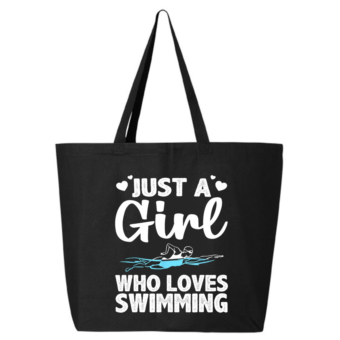 Cool Swimming For Girls Women Swimmer Swim Coach Team Sports 25L Jumbo Tote