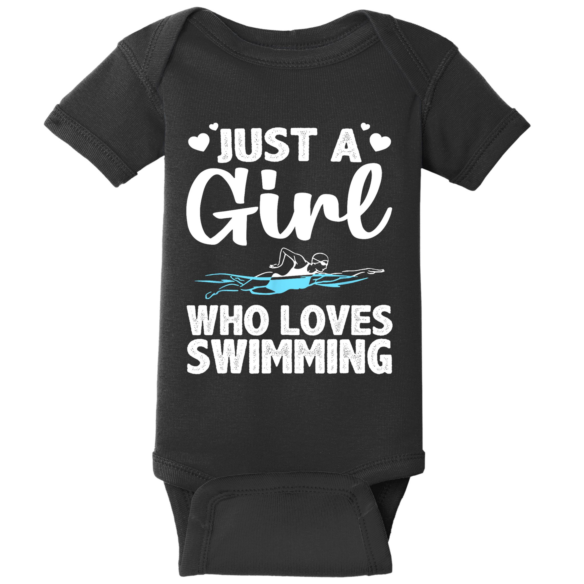 Cool Swimming For Girls Women Swimmer Swim Coach Team Sports Baby Bodysuit