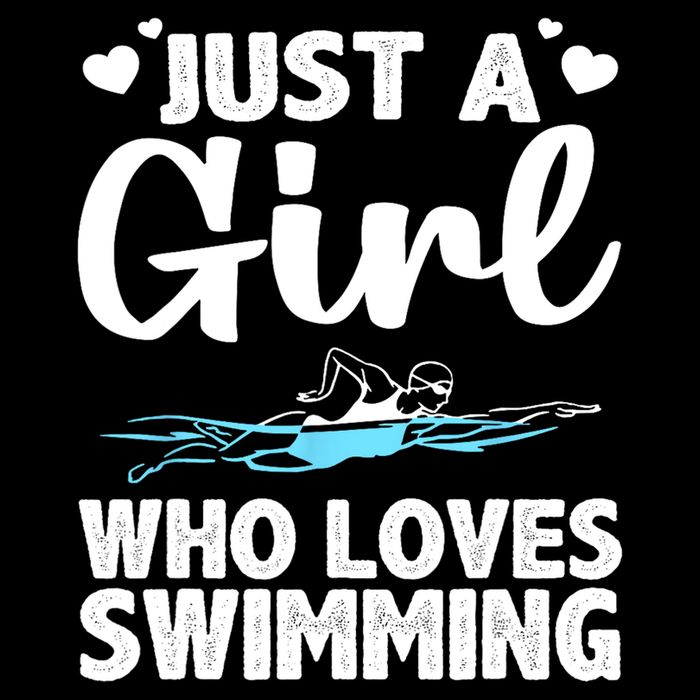 Cool Swimming For Girls Women Swimmer Swim Coach Team Sports Kids T-Shirt