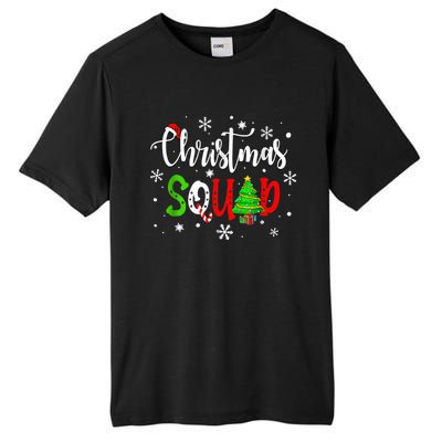 Christmas Squad Funny Family Xmas Tree Pajama Funny Gift Tall Fusion ChromaSoft Performance T-Shirt