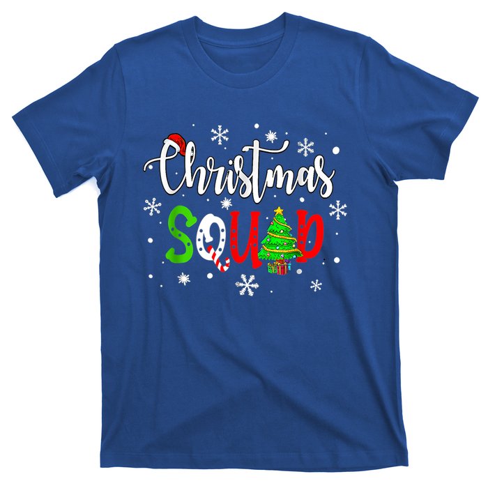 Christmas Squad Funny Family Xmas Tree Pajama Funny Gift T-Shirt