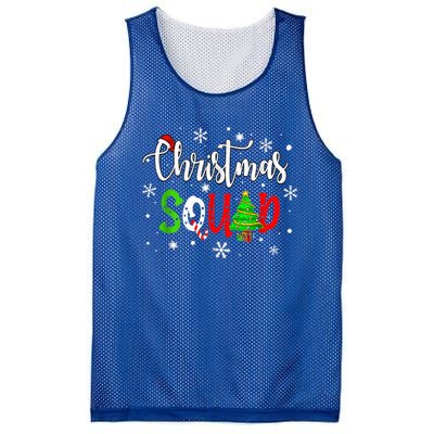 Christmas Squad Funny Family Xmas Tree Pajama Funny Gift Mesh Reversible Basketball Jersey Tank