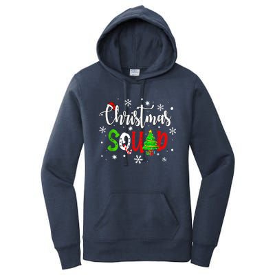 Christmas Squad Funny Family Xmas Tree Pajama Funny Gift Women's Pullover Hoodie