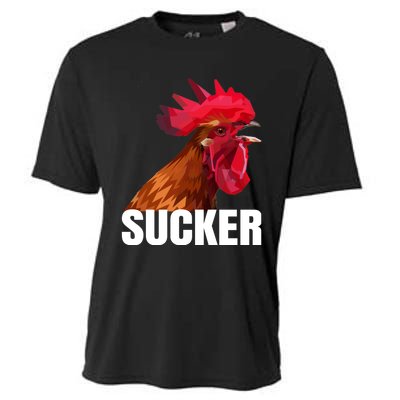 Cock Sucker Funny Rooster Joke Cooling Performance Crew T-Shirt