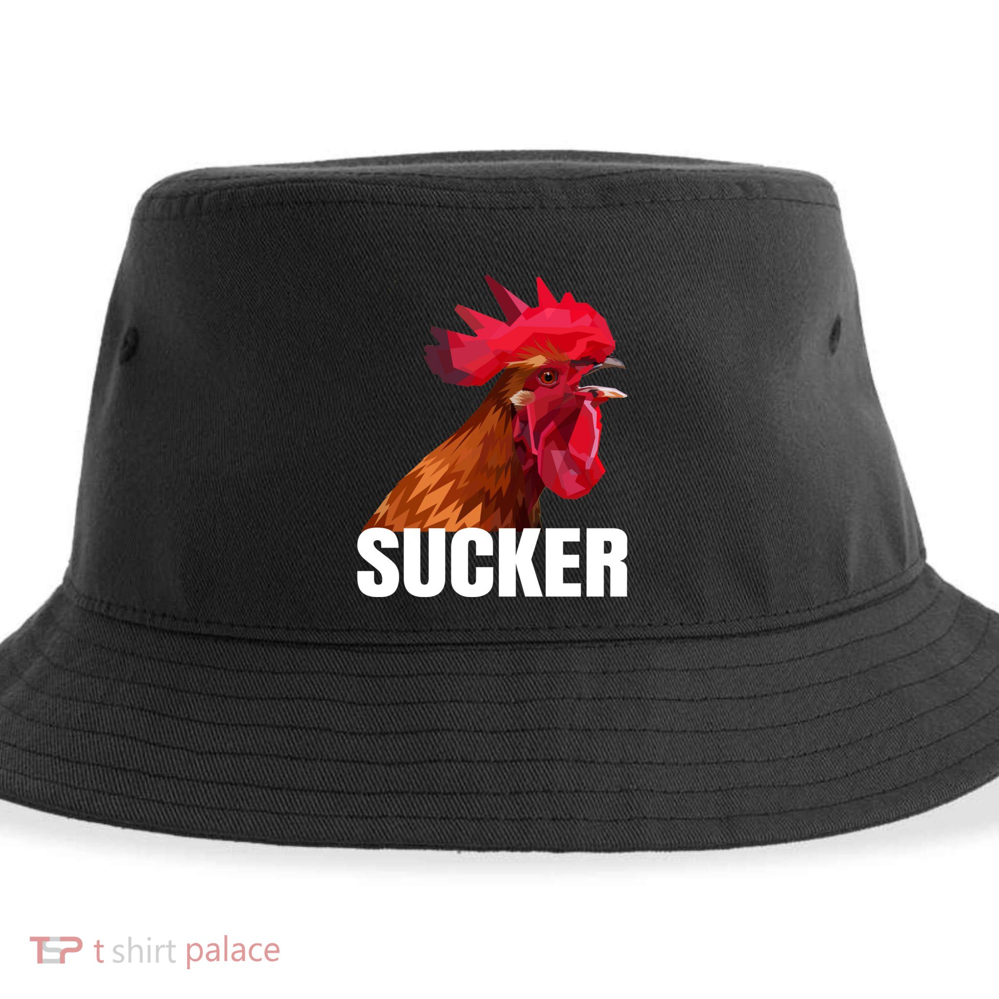 Cock Sucker Funny Rooster Joke Sustainable Bucket Hat