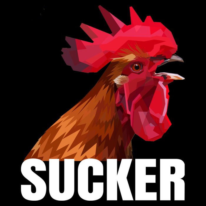 Cock Sucker Funny Rooster Joke Polo