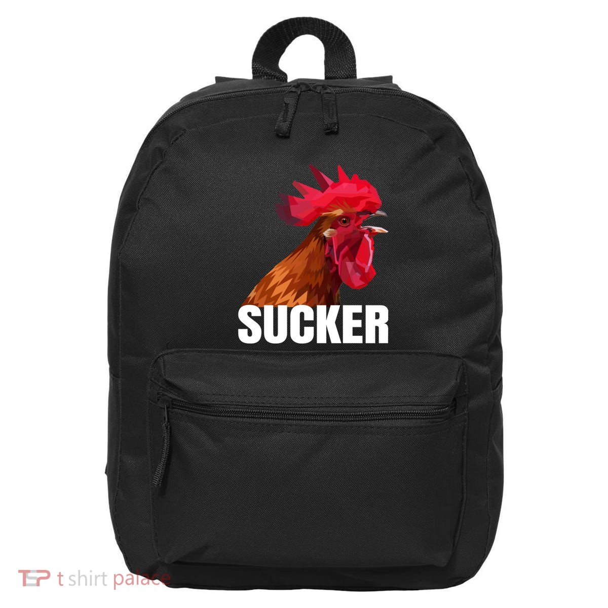 Cock Sucker Funny Rooster Joke 16 in Basic Backpack