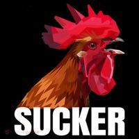 Cock Sucker Funny Rooster Joke 16 in Basic Backpack