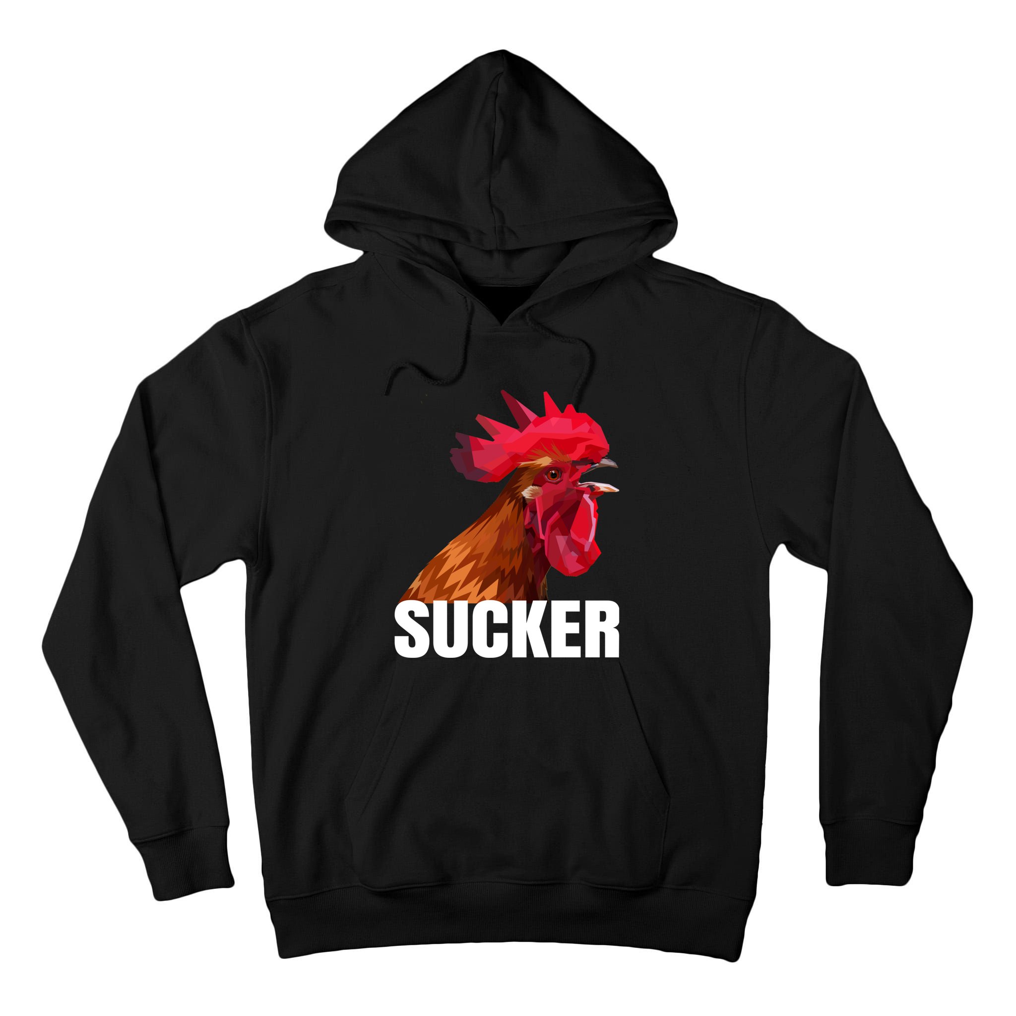 Cock Sucker Funny Rooster Joke Tall Hoodie