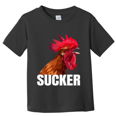 Cock Sucker Funny Rooster Joke Toddler T-Shirt