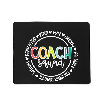 Coach Squad Funny Matching Team Group Coach Mousepad