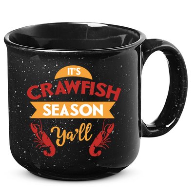 Crawfish Season Funnt Vintage Boil Party Southern Cooking Gift 15oz Campfire Ceramic Mug