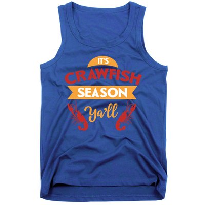 Crawfish Season Funnt Vintage Boil Party Southern Cooking Gift Tank Top