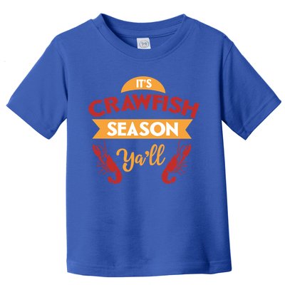 Crawfish Season Funnt Vintage Boil Party Southern Cooking Gift Toddler T-Shirt