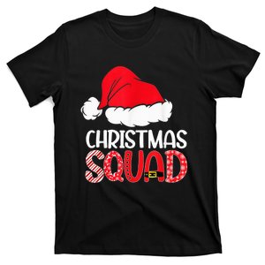 Christmas Squad Family Group Matching Shirts Santa Hat Xmas T-Shirt