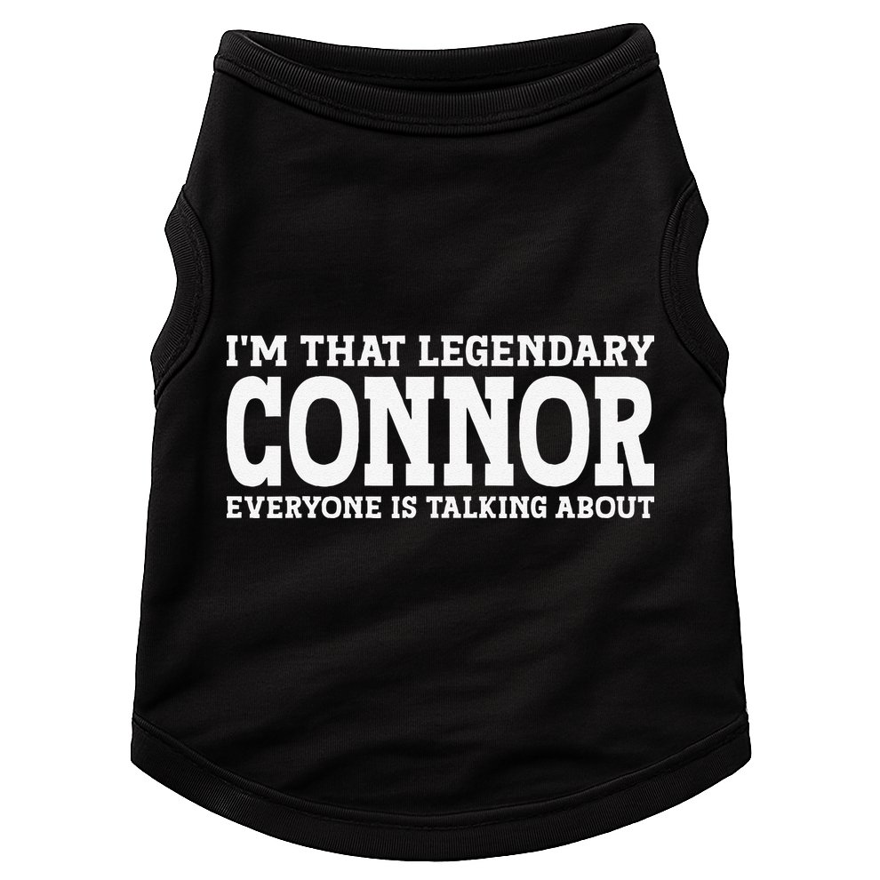 Connor Surname Funny Team Family Last Name Connor Doggie Tank