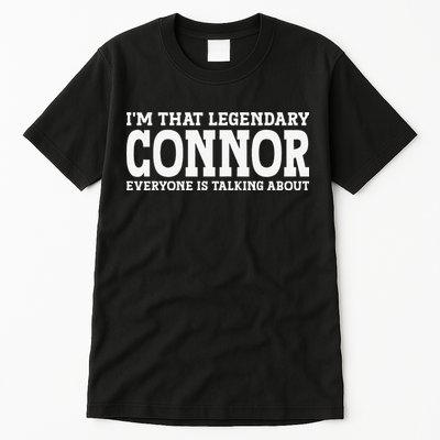 Connor Surname Funny Team Family Last Name Connor Tall T-Shirt