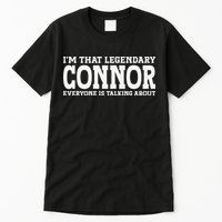 Connor Surname Funny Team Family Last Name Connor Tall T-Shirt