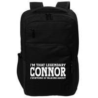 Connor Surname Funny Team Family Last Name Connor Impact Tech Backpack