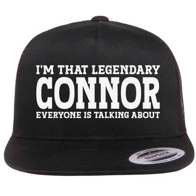 Connor Surname Funny Team Family Last Name Connor Flatbill Hat