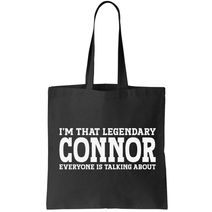 Connor Surname Funny Team Family Last Name Connor Bag