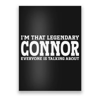 Connor Surname Funny Team Family Last Name Connor Poster