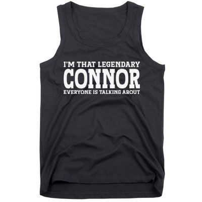 Connor Surname Funny Team Family Last Name Connor Tank Top