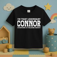 Connor Surname Funny Team Family Last Name Connor Toddler T-Shirt