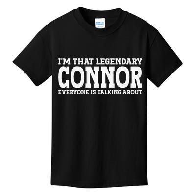 Connor Surname Funny Team Family Last Name Connor Kids T-Shirt