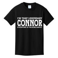Connor Surname Funny Team Family Last Name Connor Kids T-Shirt