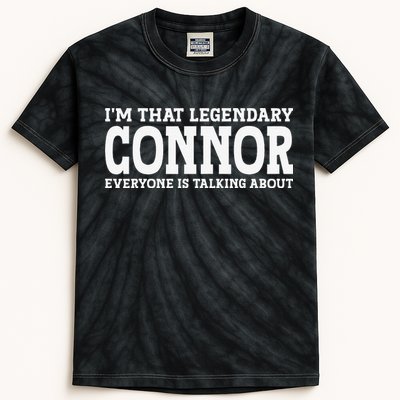 Connor Surname Funny Team Family Last Name Connor Kids Tie-Dye T-Shirt