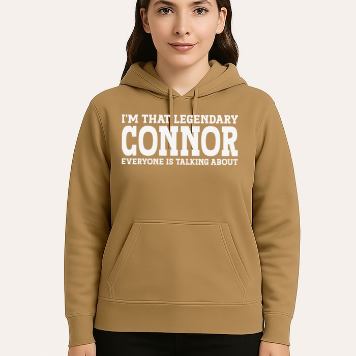 Connor Surname Funny Team Family Last Name Connor Hoodie