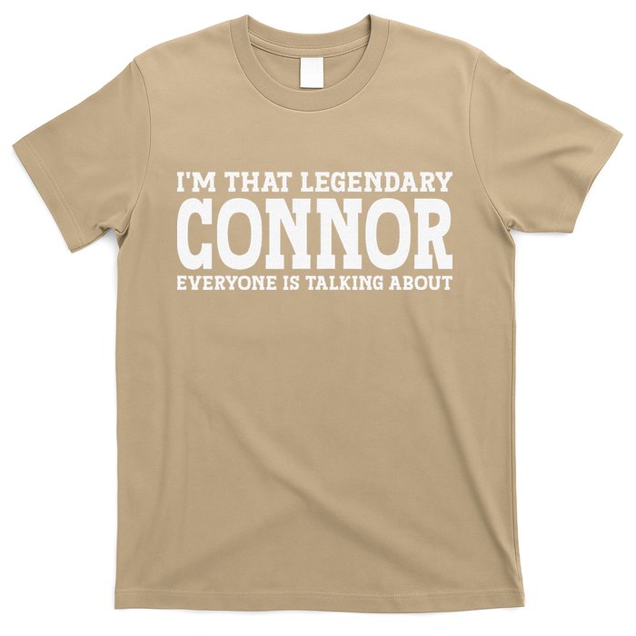 Connor Surname Funny Team Family Last Name Connor T-Shirt