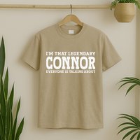 Connor Surname Funny Team Family Last Name Connor T-Shirt