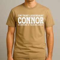 Connor Surname Funny Team Family Last Name Connor T-Shirt