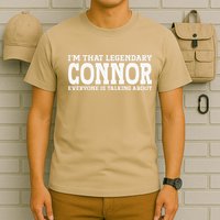 Connor Surname Funny Team Family Last Name Connor T-Shirt