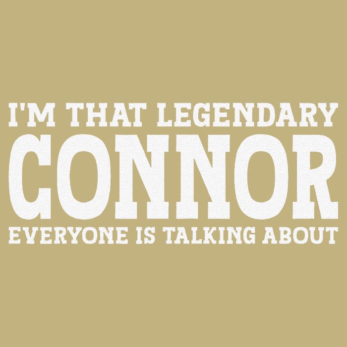 Connor Surname Funny Team Family Last Name Connor Button