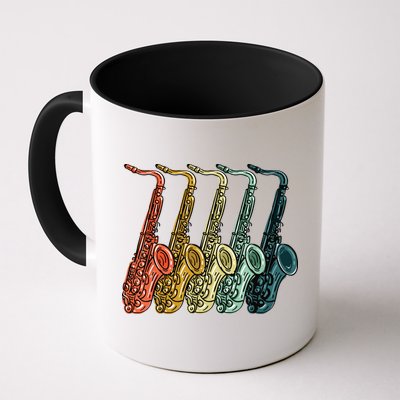 Cool Saxophone For Men Women Vintage Saxophone Player Mug